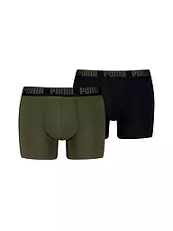PUMA | Bóxer para hombre Everyday Basic, paquete de 2 | Oliva