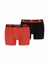 PUMA | Bóxer para hombre Everyday Basic, paquete de 2 | Rojo