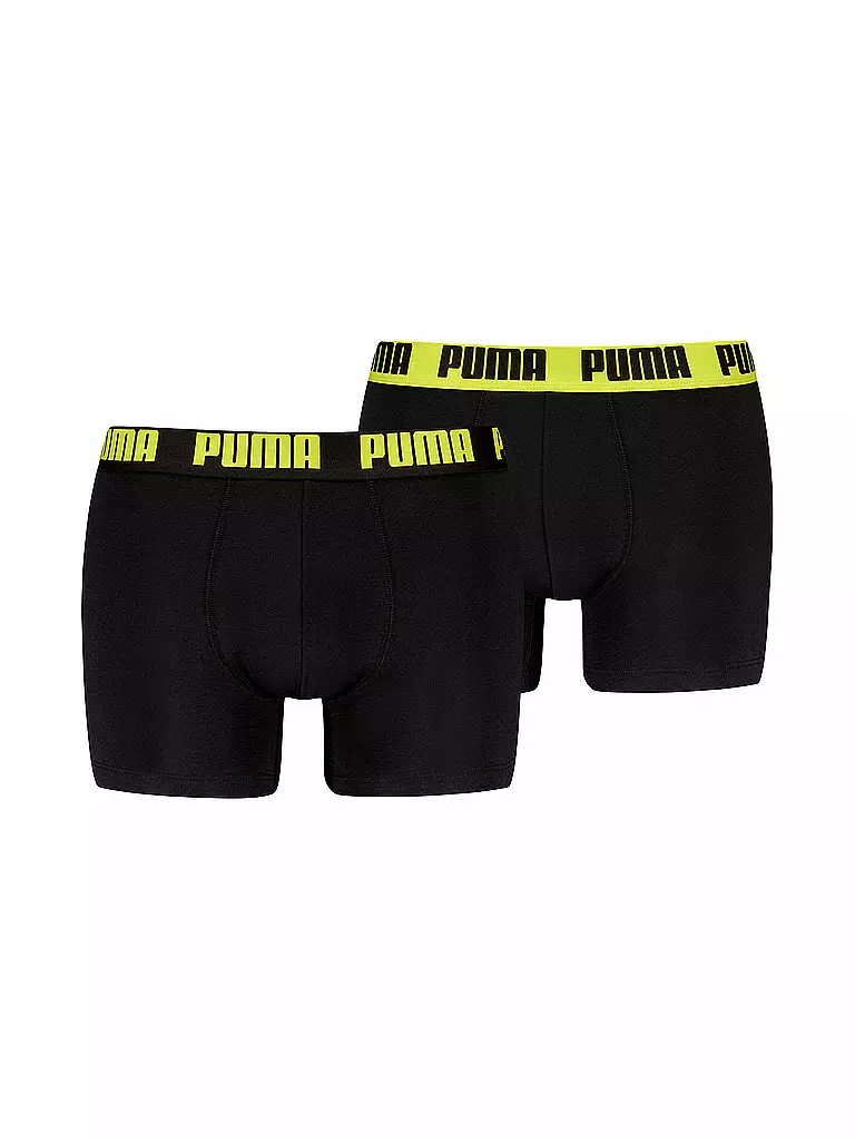 PUMA | Bóxer para hombre Everyday Basic, paquete de 2 | Negro