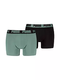 PUMA | Bóxer para hombre Everyday Basic, paquete de 2 | Verde claro