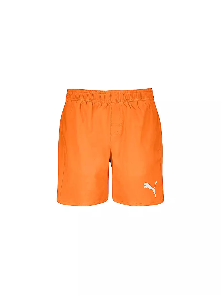 PUMA | Bañador de niño de longitud media | Naranja