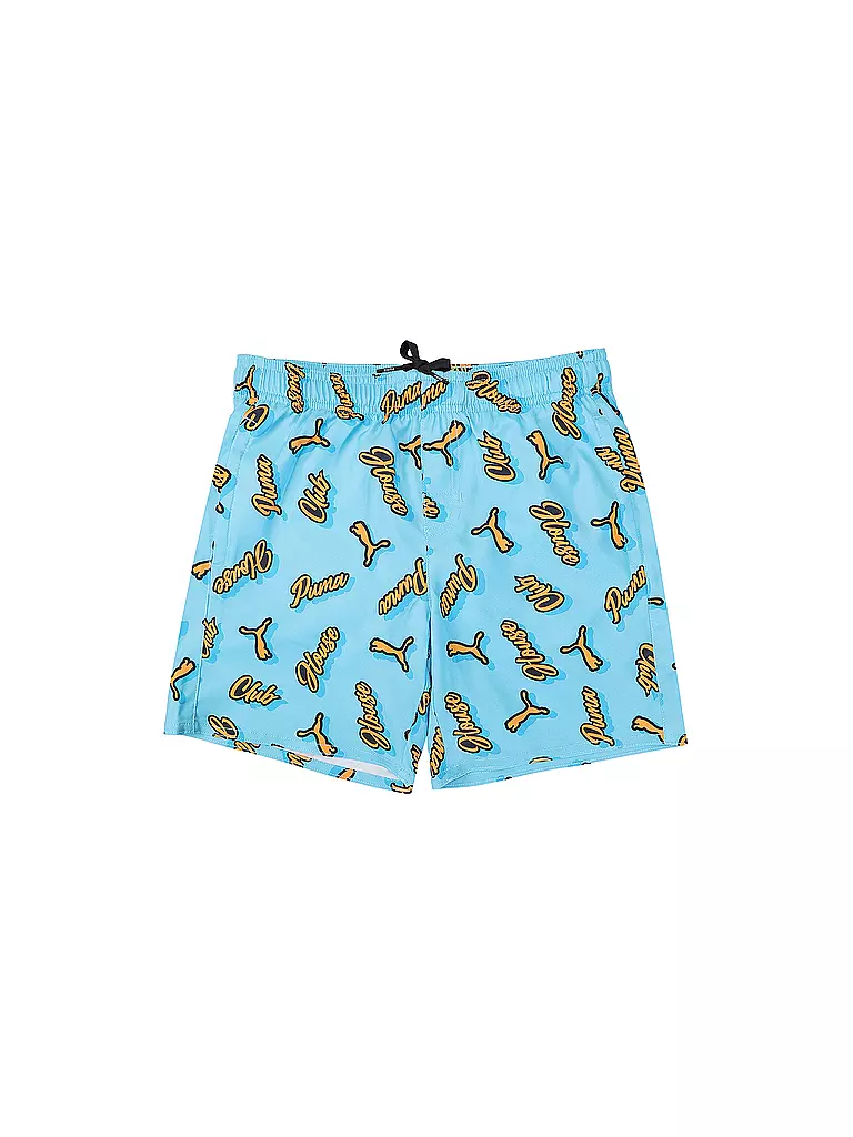 PUMA | Bañador para niño Club House Mid | Azul claro