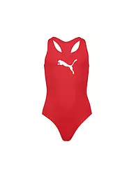 PUMA | Bañador Racerback para niña | Rojo
