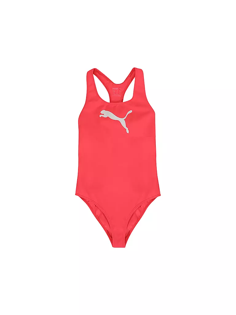 PUMA | Bañador Racerback para niña | Fucsia