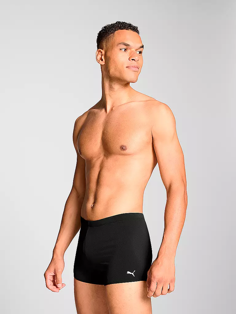 PUMA | Bañador tipo bóxer clásico para hombre | Negro