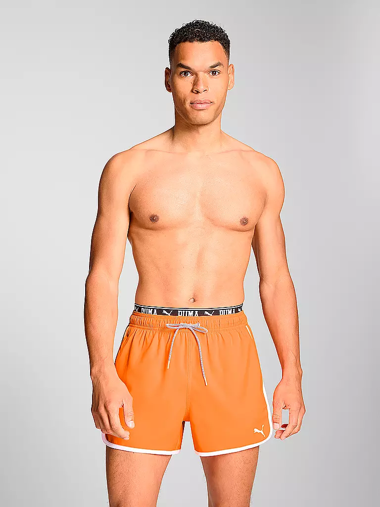 PUMA | Bañador Track para hombre | Naranja