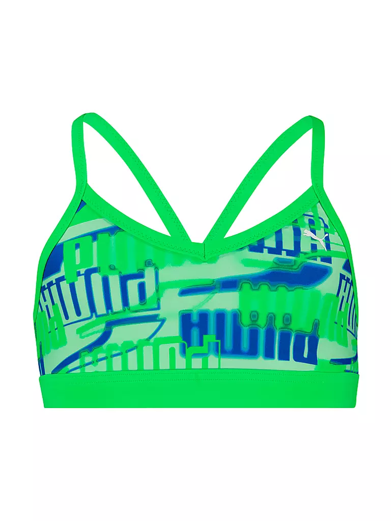 PUMA | Bikini estampado para niña | Verde