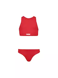 PUMA | Bikini Racerback para niña | Rojo