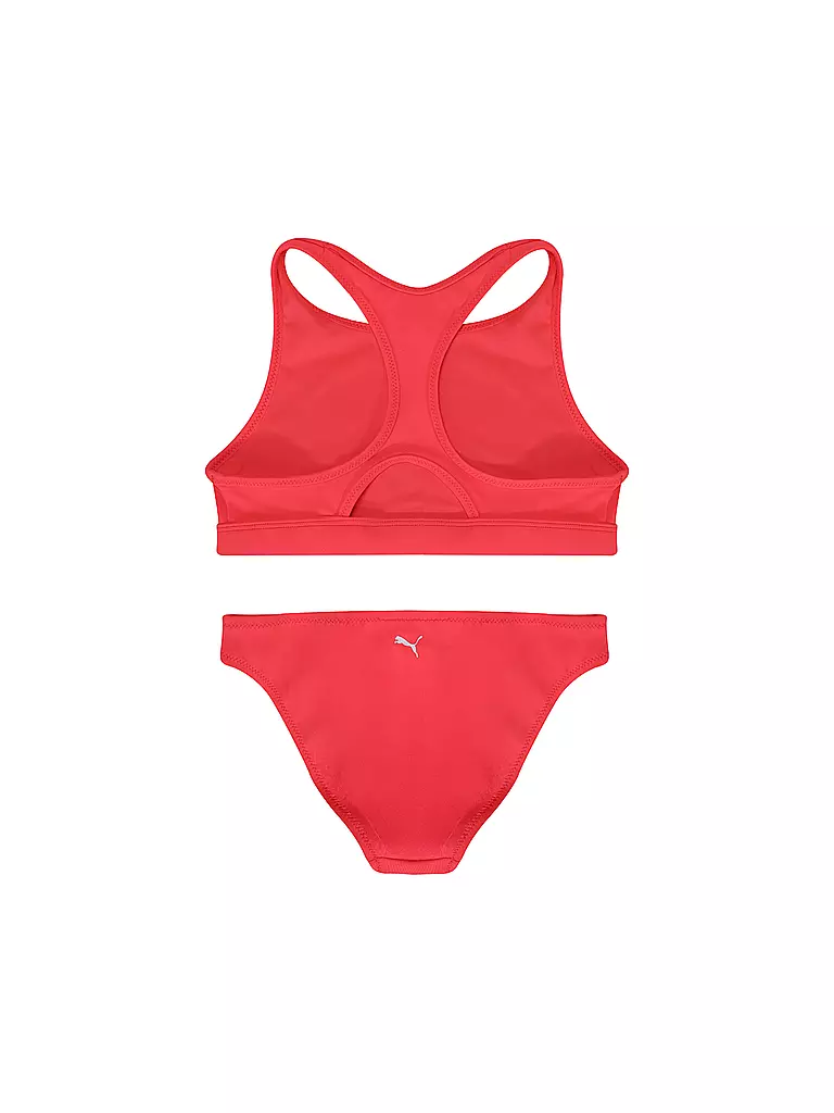 PUMA | Bikini Racerback para niña | Fucsia