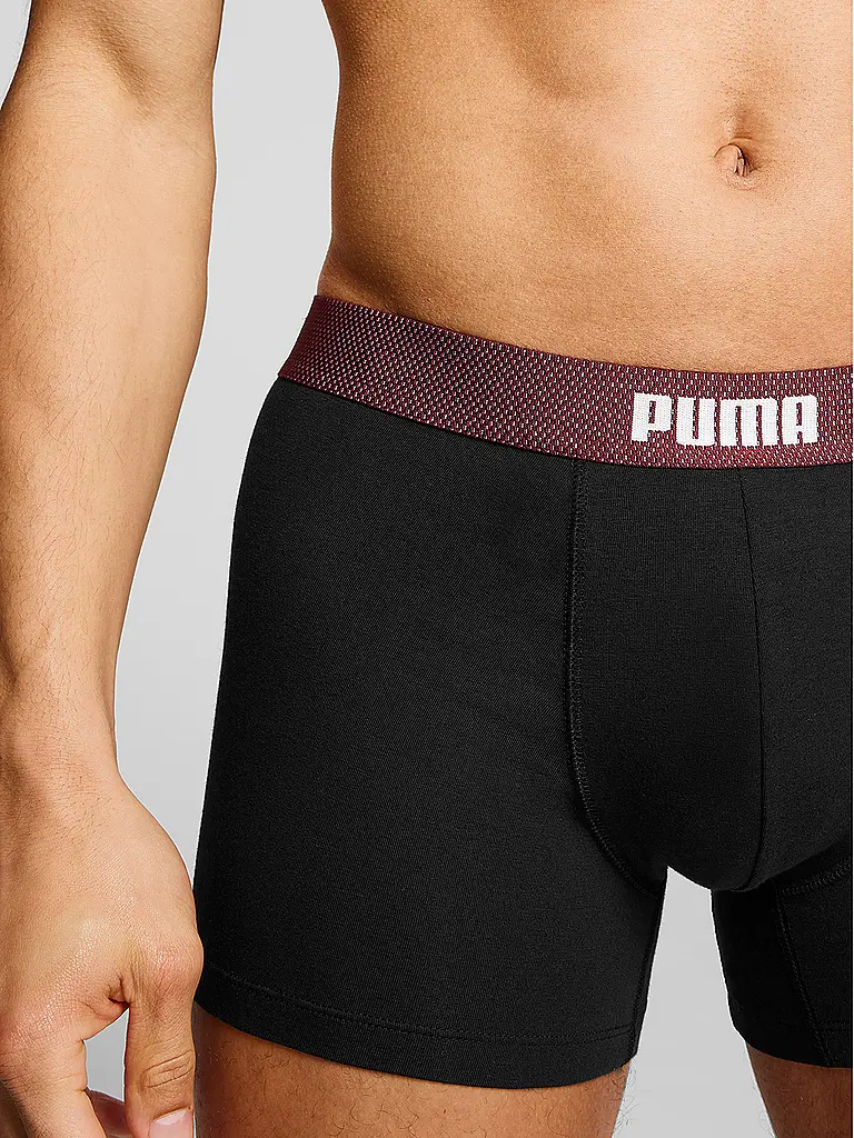 PUMA | Boxershorts para hombre con cinturilla de malla, paquete de 2 |
