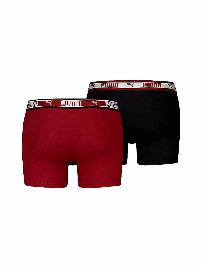 PUMA | Boxershorts para hombre con doble logo, paquete de 2 |