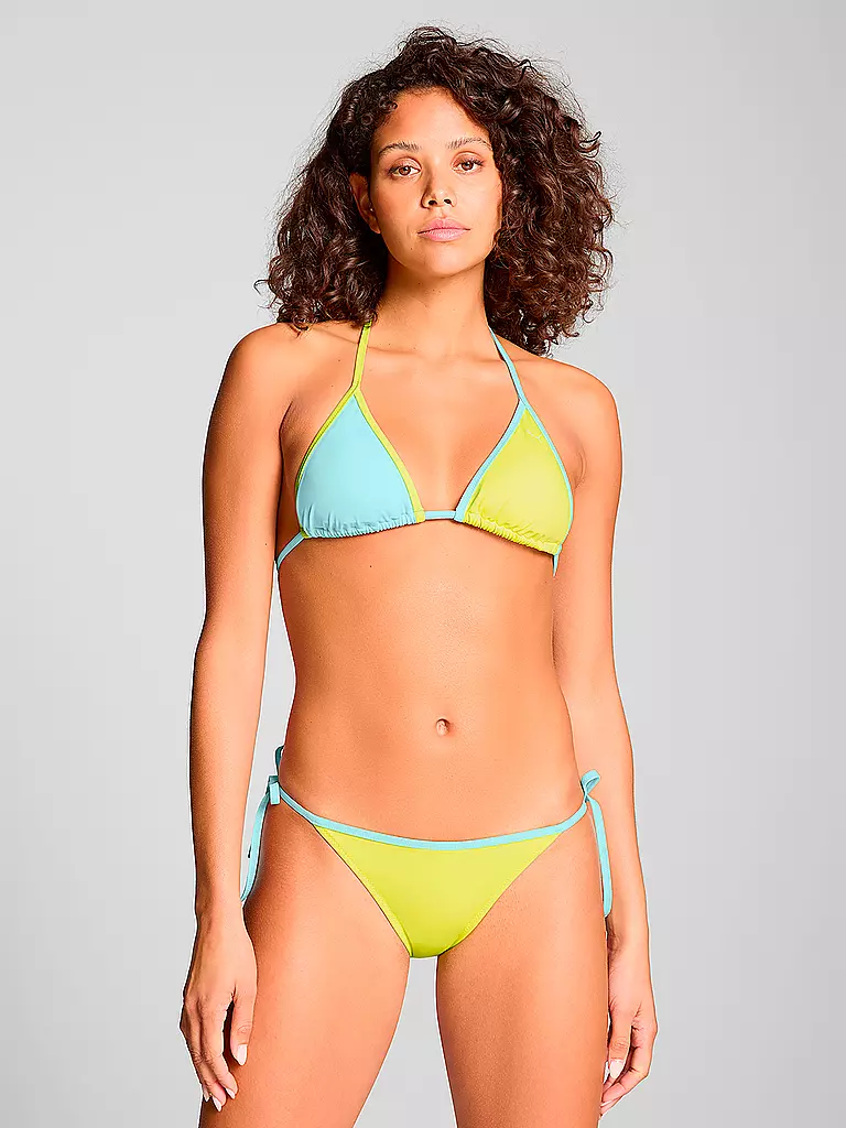 PUMA | Braga de bikini para mujer con cordones laterales | Amarillo