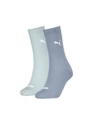 PUMA | Calcetines de ocio para mujer, paquete de 2 | Azul claro