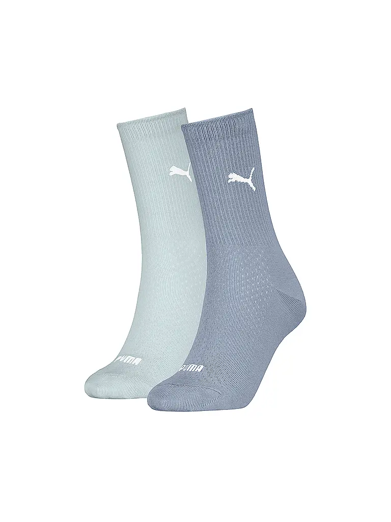 PUMA | Calcetines de ocio para mujer, paquete de 2 | Azul claro