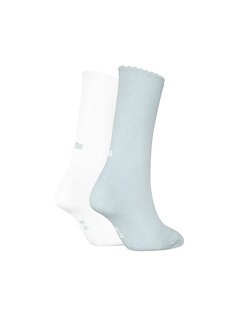 PUMA | Calcetines de ocio para mujer Scallop Edge, paquete de 2 |