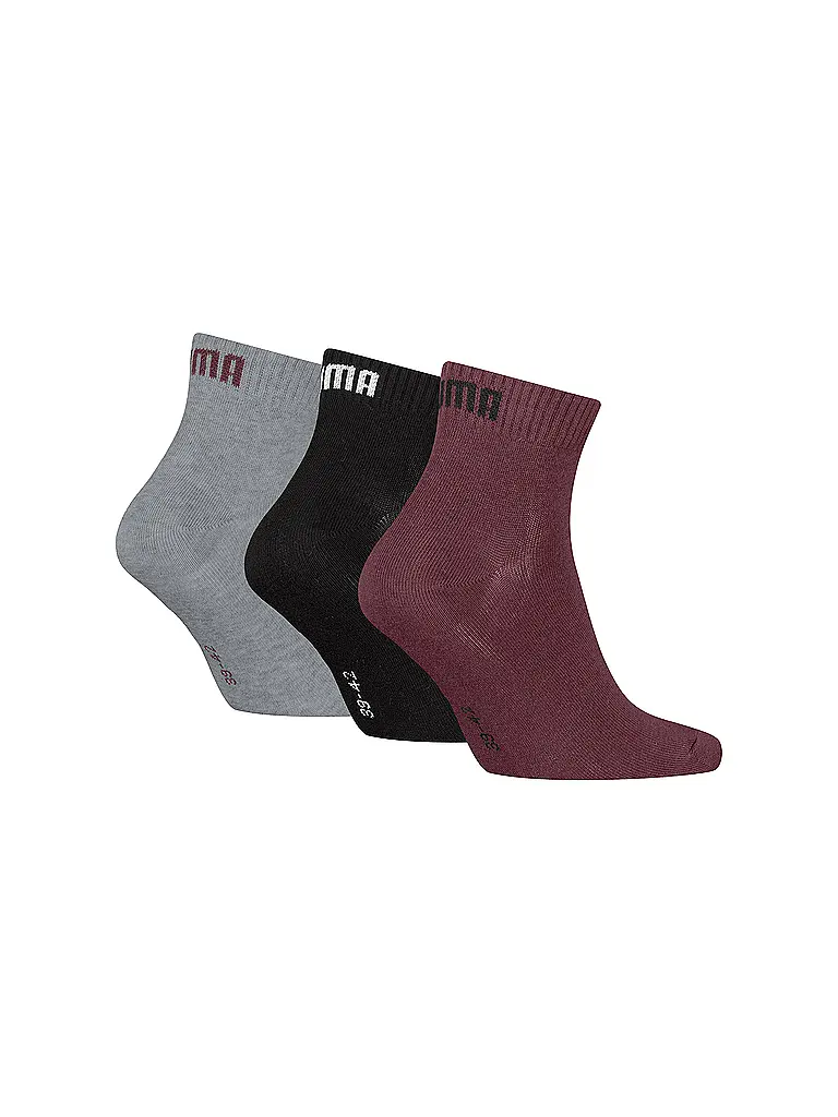 PUMA | Calcetines de tiempo libre Quarter Plain, paquete de 3 |