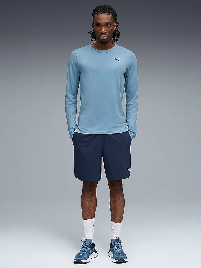 PUMA | Camiseta de fitness CLOUDSPUN para hombre | Azul claro