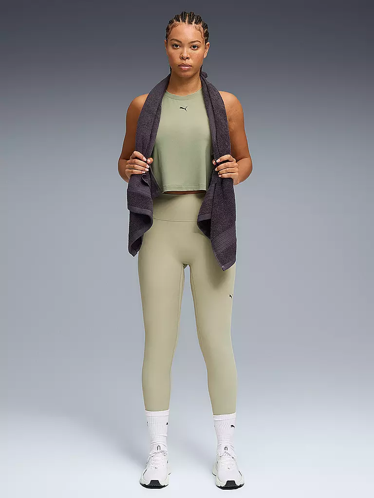 PUMA | Camiseta de fitness CLOUDSPUN para mujer | Verde claro