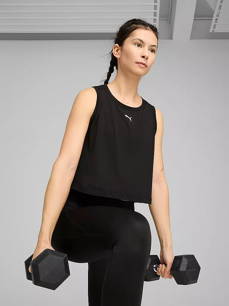 PUMA | Camiseta de fitness corta Cloudspun para mujer |
