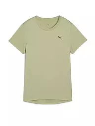 PUMA | Camiseta de fitness Essential Crew para mujer | Verde claro