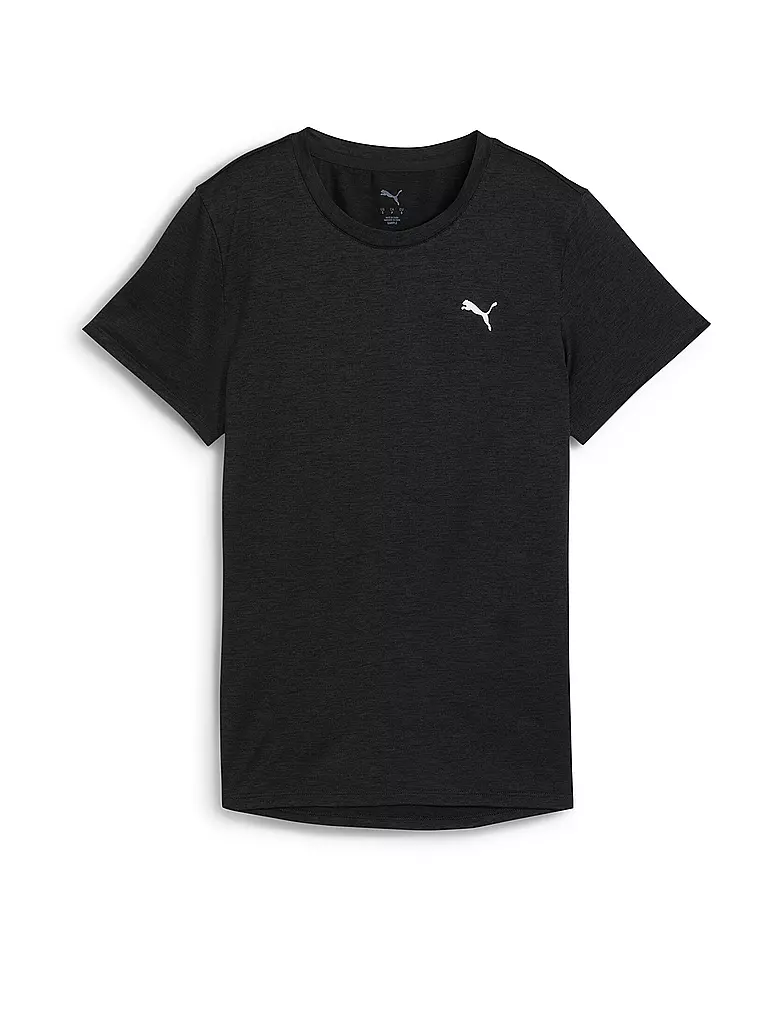 PUMA | Camiseta de fitness para mujer Essential Heather | Negro