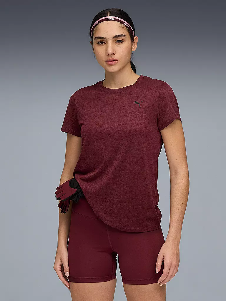 PUMA | Camiseta de fitness para mujer Essential Heather | Baya