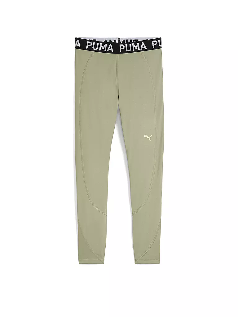 PUMA | Camiseta de fitness para mujer Strong Logo | Verde claro