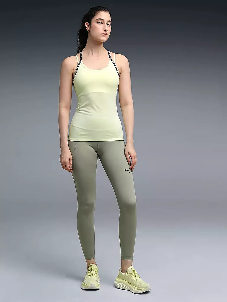 PUMA | Camiseta de fitness Strong para mujer | Amarillo