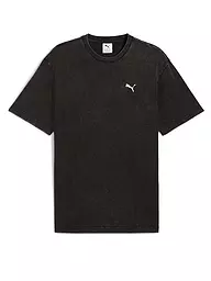 PUMA | Camiseta de hombre ESS ELEVATED Relaxed Wash | Negro