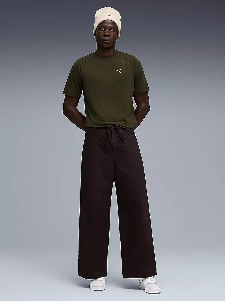 PUMA | Camiseta de hombre EVOSTRIPE | Oliva