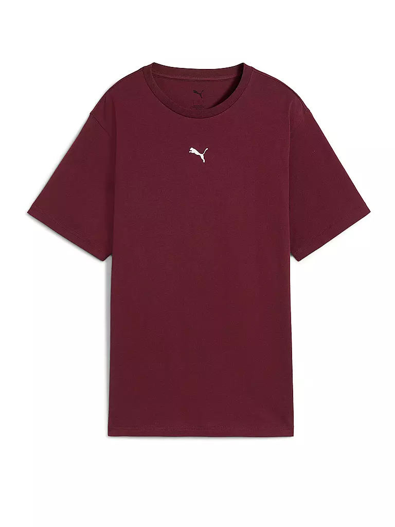PUMA | Camiseta de mujer Relaxed | Rojo oscuro