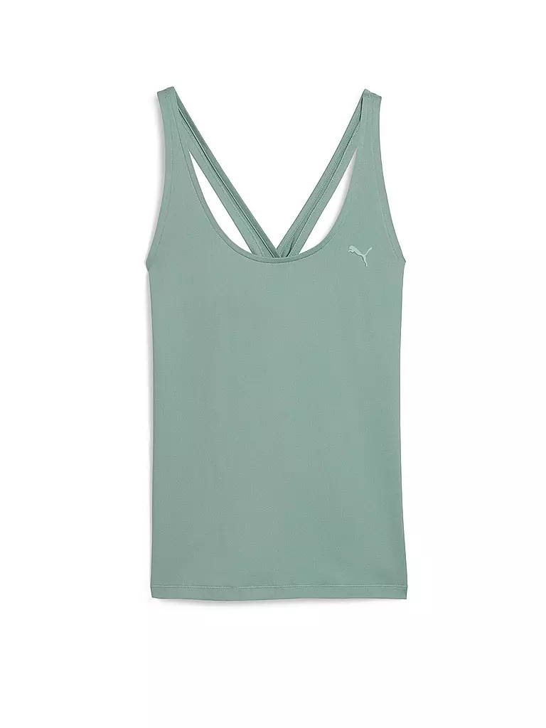 PUMA | Camiseta de yoga Move Cloudspun para mujer | Verde claro