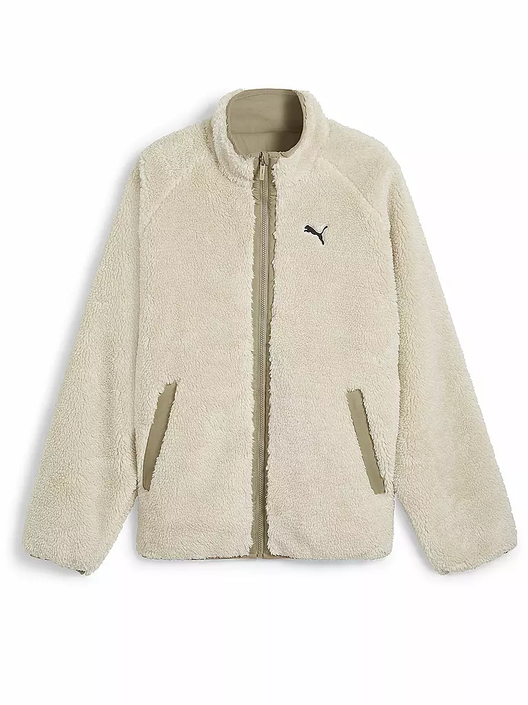 PUMA | Chaqueta de hombre reversible Sherpa | Crema