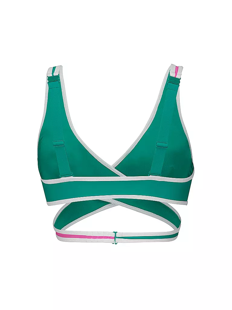 PUMA | Damen Bikinioberteil Contour Plunge | Fucsia