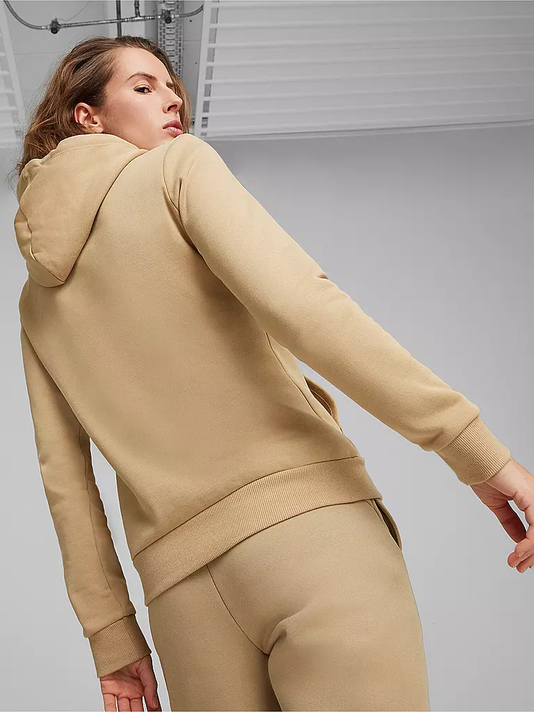 PUMA | Damen Hoodie ESS Logo | Camel