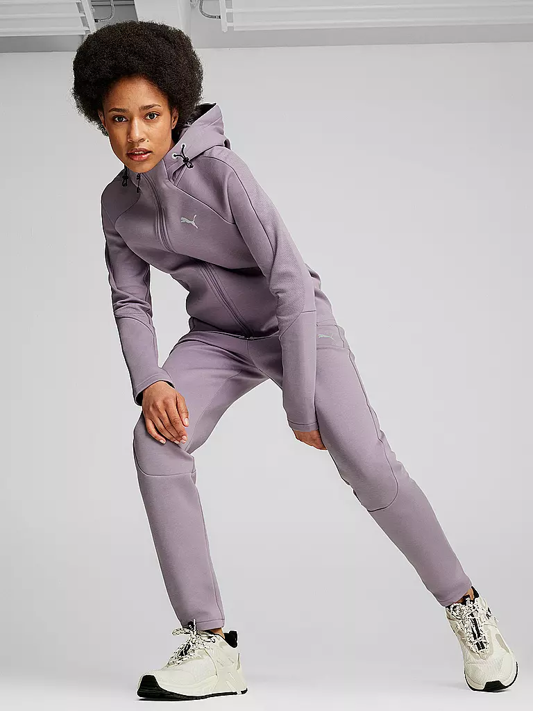 PUMA | Damen Kapuzenjacke Evostripe | Lila