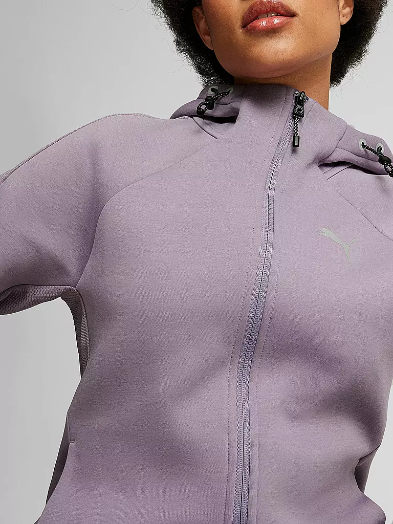 PUMA | Damen Kapuzenjacke Evostripe | Lila