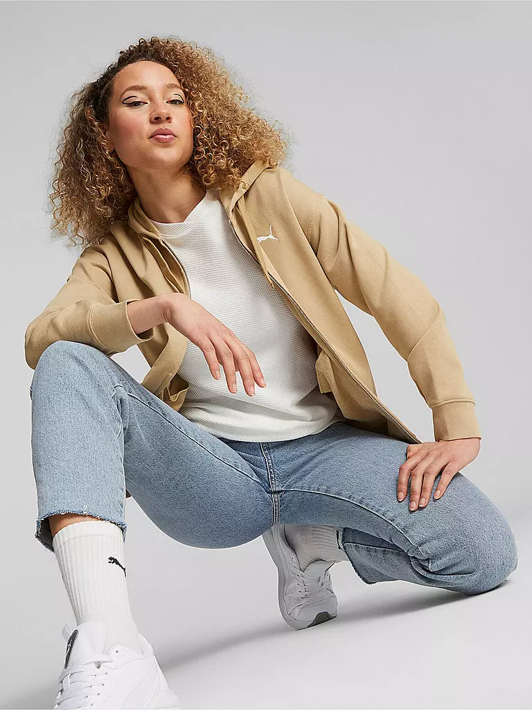 PUMA | Damen Kapuzenjacke Her | Camel