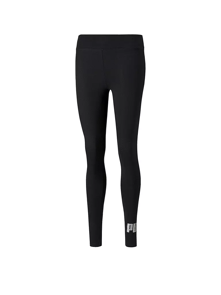 PUMA | Damen Tight Essentials Metallic | Negro