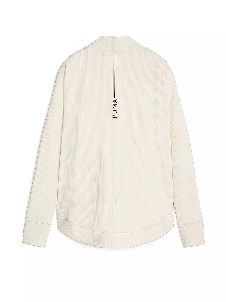 PUMA | Damen Yoga Jacke Studio Unwind Long Cardigan | Beige