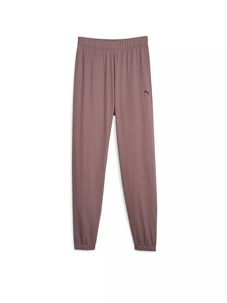 PUMA | Damen Yogahose Studio Unwind | Rojo oscuro