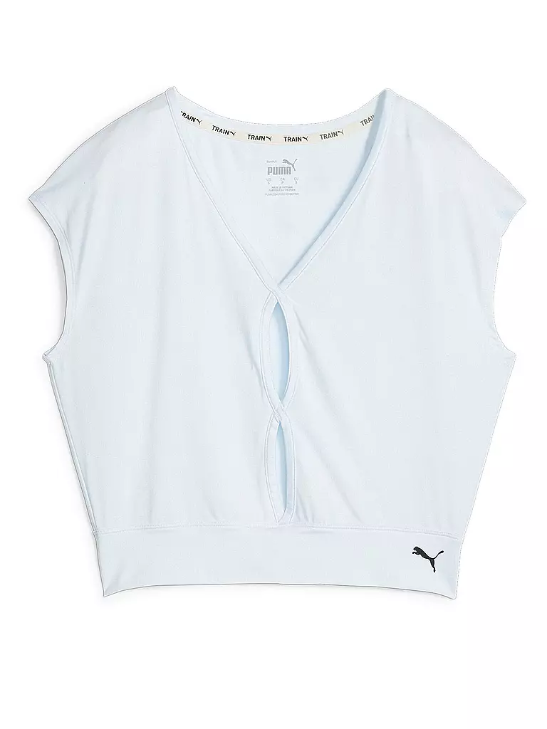PUMA | Damen Yogashirt Studio Lite | Azul claro