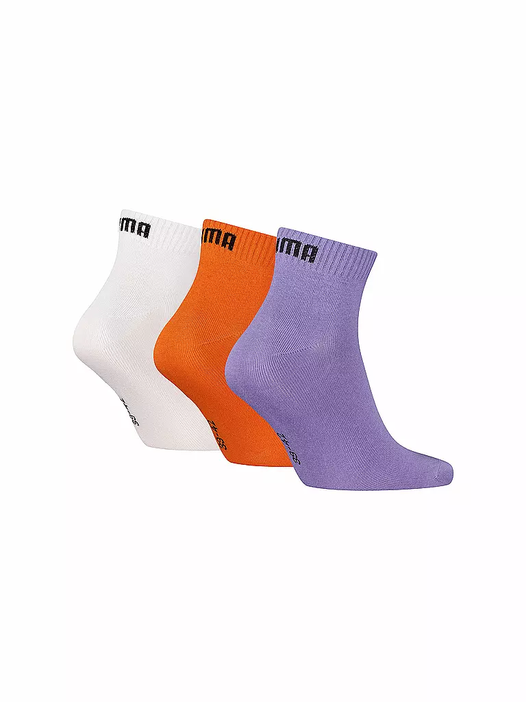 PUMA | Freizeitsocken Quarter Plain 3er Pkg. | Lila