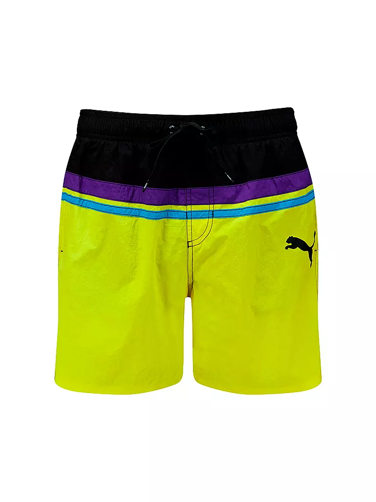 PUMA | Herren Badeshort Mid Heritage | Amarillo