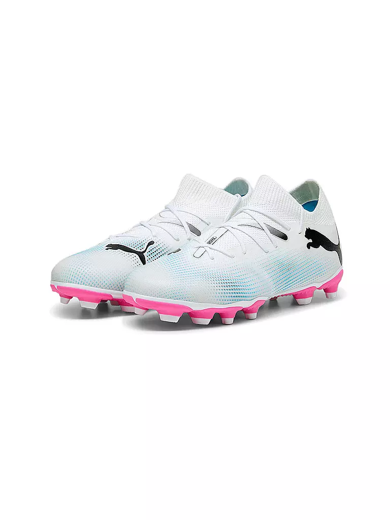 PUMA | Kinder Fußballschuhe Future 7 Match FG/AG | Blanco