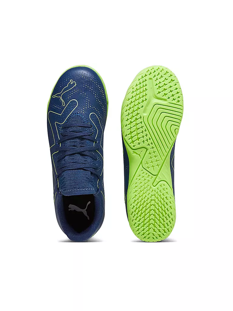 PUMA | Kinder Hallen-Fußballschuhe Future Play IT | Azul oscuro