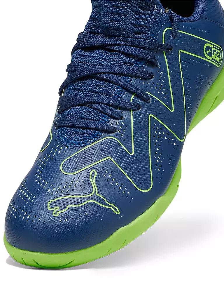 PUMA | Kinder Hallen-Fußballschuhe Future Play IT | Azul oscuro