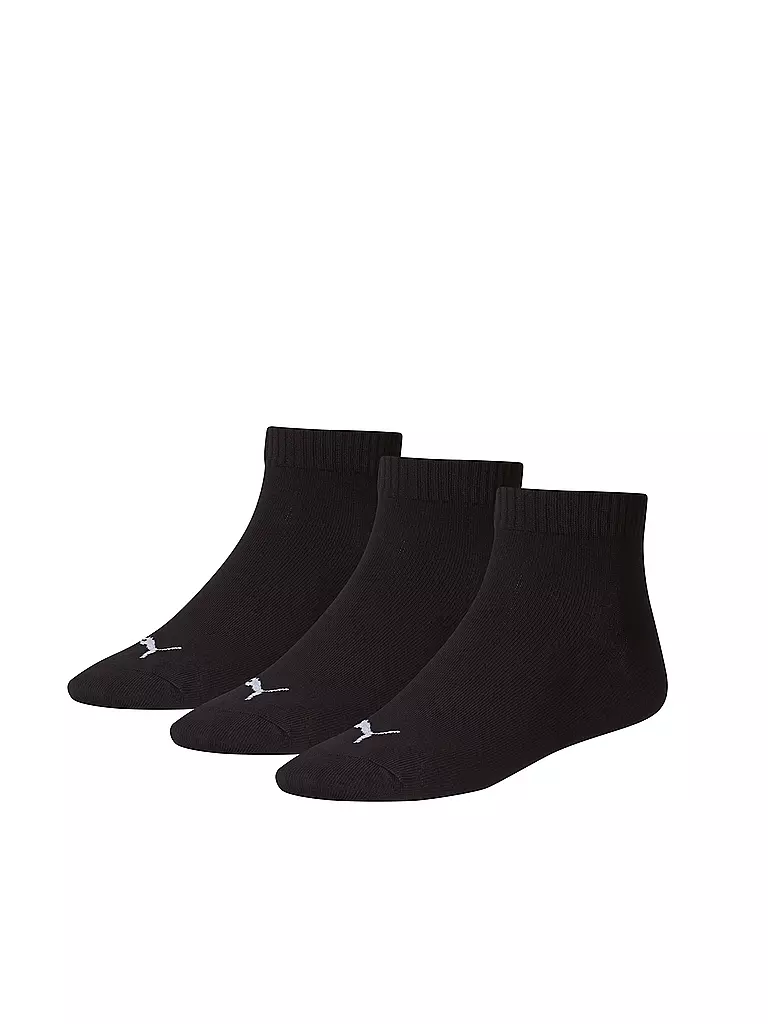 PUMA | Knöchelsocken Quarter 3er | Negro