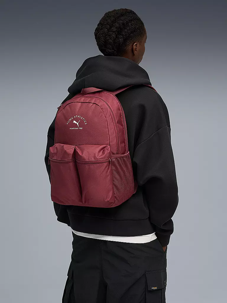 PUMA | Mochila Phase Class | Rojo oscuro