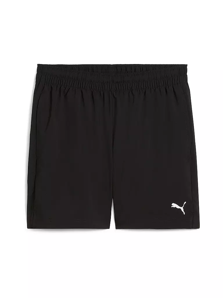 PUMA | Pantalón corto de fitness Essential Woven de 5 pulgadas para hombre | Negro